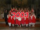 Piccolo Coro Melograno - foto anno 2003